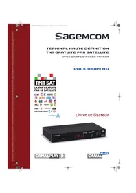 Notice SAGEMCOM DSI 89 HD TNTSAT Décodeur TV satellite