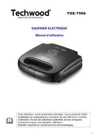 TECHWOOD GAUFRIERTGE-7506 - Gaufrier électrique