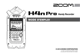 ZOOM H4nPro - Enregistrement