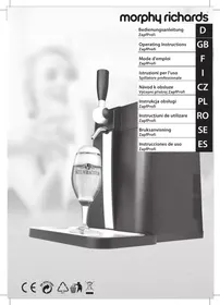 Notice MORPHY RICHARDS 39009501 Distributeur de boissons