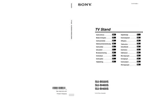 Notice SONY SU-B460S Support TV