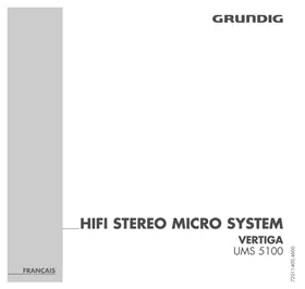 GRUNDIG UMS 5100 - Chaîne Hi-Fi