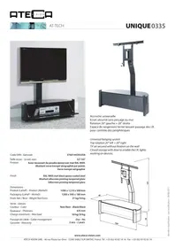 Notice ATECA UNIQUE 00335 Meuble TV