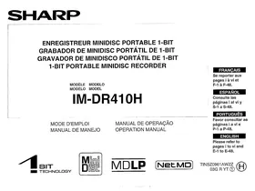 SHARP IM-DR410 HS ARGENT - Enregistreur audio portable