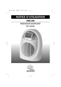 Notice ALPACTEC CRSBE 2400.1 Radiateur électrique