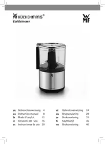 Notice KITCHEN MINIS NC Hachoir