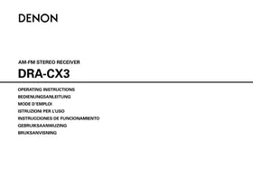 DRA-CX3 DENON