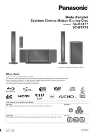 PANASONIC SC-BTX77 - Système home cinéma