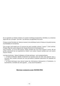 SCHOLTES FM 336.1 TI - Cuisinière