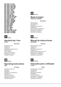 Notice HOTPOINT PC760FX/HA Table de cuisson