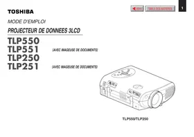 TOSHIBA TLP 251 E - Vidéoprojecteur