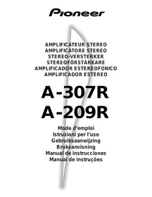 Notice PIONEER A-209 Amplificateur audio