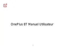 Notice ONEPLUS 8T128GO Cellphone
