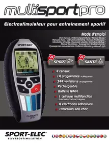Notice SPORT ELEC MULTISPORTPRO Électrostimulateur