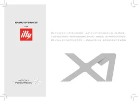 Notice ILLY X1 IPSO ROUGE 6580 Machine à café