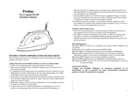 PI 220 BL-BLEU PROLINE