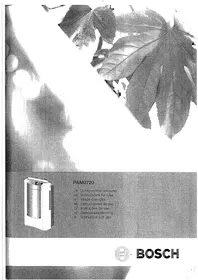 BOSCH PAM 0720 SILVER - Purificateur d'air