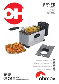 Notice OHMEX OHM-FRITEUSE Friteuse