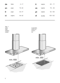 Notice GAGGENAU AW 560-191 Hotte aspirante