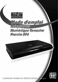 Notice C6V PREMIO ST4 Décodeur TV