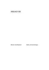 AEG HK 854071 XB INOX - Plaque de cuisson