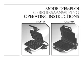 Notice FRIFRI MULTEX 3 PLAQUES Gaufrier électrique