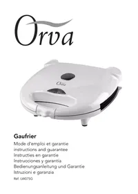Notice ORVA 14024-56 Appareil de cuisson électrique