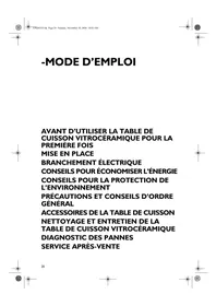 Notice WHIRLPOOL AKT 845 BA Plaque de cuisson