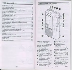 Notice OLYMPUS S711 Magnetophone