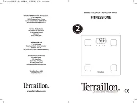 TERRAILLON FITNESS ONE NOIR - Pèse-personne