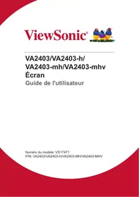 VA2403H VIEWSONIC