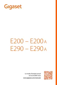 GIGASET E200 DUO - Téléphone sans fil