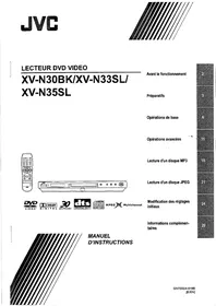 Notice JVC XV-N33SL Lecteur dvd