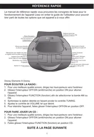 Notice DISNEY CARS RCD 150 DC ROUGE Radio CD