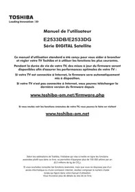 TOSHIBA 32E2553D - Télévision