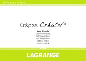 Notice LAGRANGERE 139009 Crépière