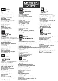 Notice HOTPOINT IKID 641 BF Table de cuisson