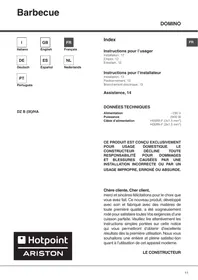 HOTPOINT-ARISTON DZB IX/HA INOX - Barbecue