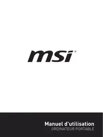 Notice MSIPC PS65_MODERN8RD-255FR Ordinateur portable