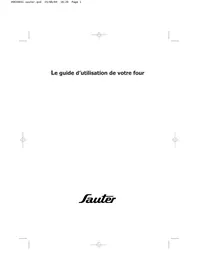 SAUTER SFV400WF1 - Four électrique