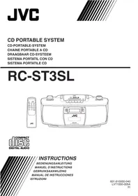 Notice JVC RC-ST 3 SL ARGENT Mini chaîne hi-fi