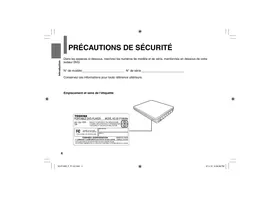 TOSHIBA SD-P1901 - Lecteur dvd