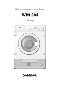 GAGGENAU WM204-140 - Lave-linge