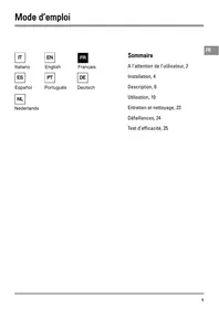 Notice HOTPOINT MWKX222XHAINOX Four micro-ondes