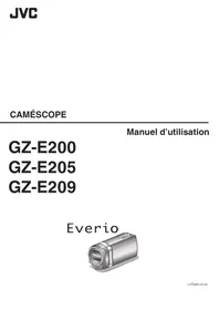 Notice VC GZ-E205WEU Caméscope