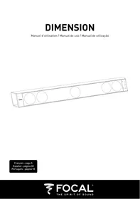 Notice FOCAL PACK DIMENSION Enceinte audio