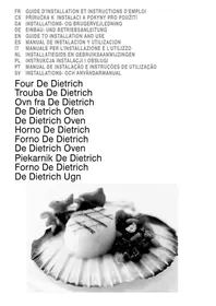DE DIETRICH DOP 792 X INOX - Four encastrable