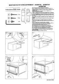 Notice WHIRLPOOL AVM 686 WH Four encastrable