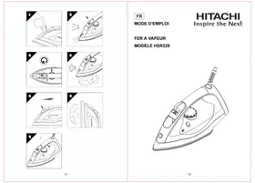 Notice HITACHI HSR 229 Fer à repasser