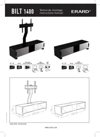 Notice ERARD 36572-BILT 2P1400 Meuble TV
